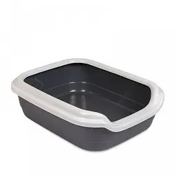 Туалет для котів Comfort L 49х39х15, сірий.  PR241698