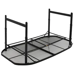 Складний стіл Bo-Camp Northgate Oval 150x80 cm Black/Grey (1404188), Сірий - мініатюра 4