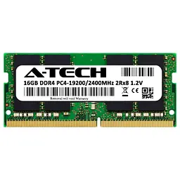 Модуль пам'яті DDR4 16Gb Kingston 2400 MHz Sodimm (K821PJ-MIE) Б/в