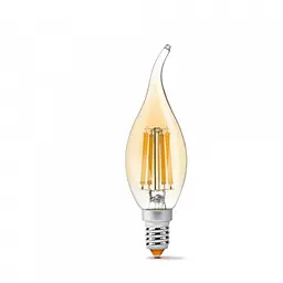 LED лампа VIDEX Filament C37FtA 6W E14 2200K бронза - мініатюра 2