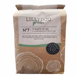 ЕКО підгузки-трусики LILLYDOO Green 7 (17+ кг), 17 шт