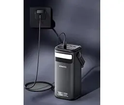 Акумулятор портативний зовнішній 280 ВТ - Romoss Romoss 75000mAh PMT75 280W (PMT75-1E2-2113H) - мініатюра 7