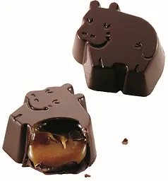 Шоколад чорний Baru Dreamy Hippo із солоною карамеллю 60 г - мініатюра 4