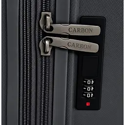 Валіза велика Carbon 65903 поліпропілен 75х50х32 см 100+13 л Сірий - мініатюра 8