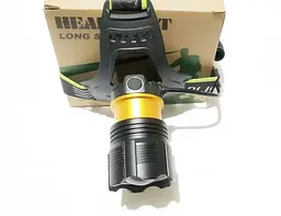 Налобний ліхтар BL-A13-3-P360 zoom + Powerbank + Type-C + 3х18650 (3+1 режим) - мініатюра 6