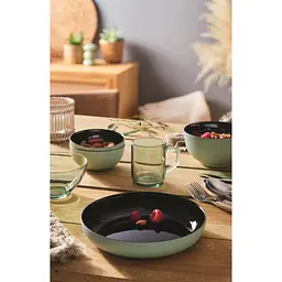 Блюдо сервірувальна Luminarc Vicky 21 см Black Grey (Q8584) - мініатюра 7