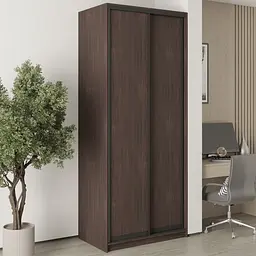 Шафа-купе дводверна MebelStar Стандарт BG 2ДСП 100x45x240 см Дуб рістрето (MBS-9994)
