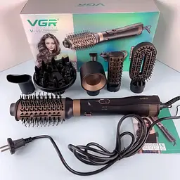 Стайлер для волосся Hengda VGR V-491 багатофункціональний 6 в 1 - мініатюра 4