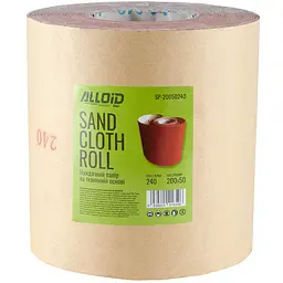 Наждачний папір Alloid Building Tools на тканинній основі 200 мм х 50м зерно 240 (SP-20050240) - мініатюра 3
