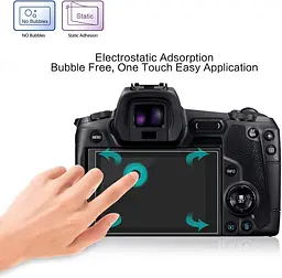 Захисне скло BYbrutek для Canon EOS R, 0,3 мм, надпрозоре для РК-екрана, твердість 9H, захист від подряпин - мініатюра 3