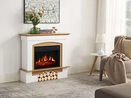 Електрокамін ArtiFlame Woodley AF23S білий дуб натуральний - мініатюра 7