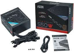Блок питания Azza PSAZ-550W 550W 80+ Bronze (PSAZ-550W) Б/У - миниатюра 3