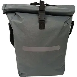 Велосипедна сумка Bikemate на багажник з дощовиком 22L сіра sum0028926