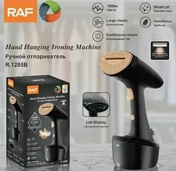 Відпарювач для одягу ручний пароочисник 320мл 1600W RAF 1285 чорний - мініатюра 5