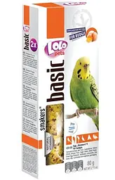 Ласощі для хвилястих папуг Lolo Pets LO-72106 з яйцем 90 г