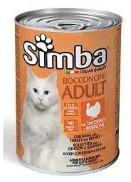 Вологий корм для котів SIMBA Cat Wet індичка 415 г