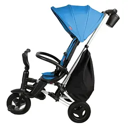 Велосипед складаний триколісний дитячий Qplay Nova+ Rubber Sky Blue (S700-13Nova+SkyBlue) - мініатюра 2