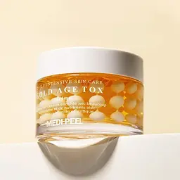 Омолоджуючий капсульний крем з екстрактом золотого шовкопряда Gold Age Tox Cream Medi-Peel 50 мл - мініатюра 4