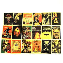 Стікерпак фільми міні-постери Набір наклейок GeekLand mini movie posters 50 штук - мініатюра 3