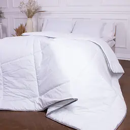 Ковдра вовняна MirSon Gold Silk №054 демісезонна 110x140 см біла - мініатюра 10