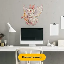 Деревяний фігурний пазл Соромязливий Купідон, А3, Деревяна коробка 200 елементів - мініатюра 6