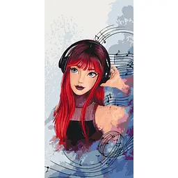 Картина за номерами "Моя мелодія" DESHKO.NATASHA 10125-AC 40x80 см