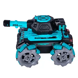 Танк на радіокеруванні KT907A(Turquoise) стріляє гелем, звук, світло - мініатюра 2