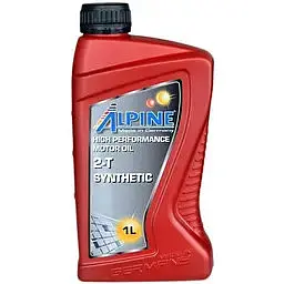 Олива моторна синтетична Alpine 2T Synthetic API TC JASO FC ISO-L-EGD 1 л (23487)
