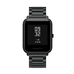 Металевий ремінець Primo для годинника Xiaomi Huami Amazfit Bip/Amazfit GTS Black - мініатюра 2