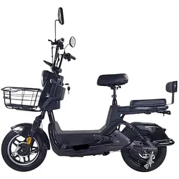 Електроскутер Двомісний Crosser CR2 (800W, 60V, 24ah графенові АБК) Чорний - мініатюра 3