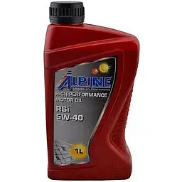 Автомобільна моторна олива Alpine RSi 5W-40 1л