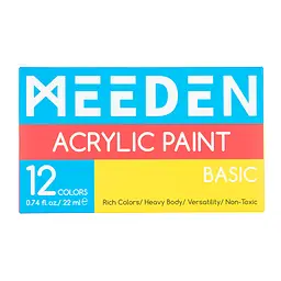 Набір акрилових фарб Basic 12×22 мл MEEDEN (6975441365367)