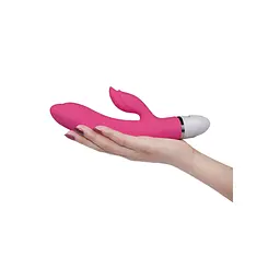 Вібратор-кролик Lovetoy Dreamer II 21.5х3.5 см рожевий - мініатюра 15