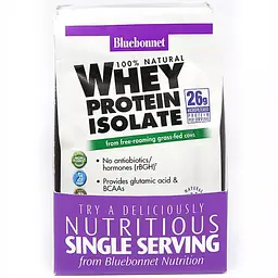 Ізолят сироваткового білку Bluebonnet Nutrition Whey Protein Isolate ягідний смак 8 пакетиків - мініатюра 2