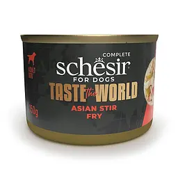 Вологий корм Schesir Taste the World Asian Stir Fry Шезір курка по-азіатськи консерви в бульйоні для собак 150 г (122537)