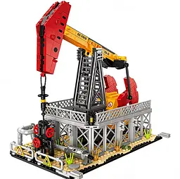 Конструктор нафтова насосна машина Jie Star Oil Pumping machine інженерний конструктор, нафтовий насос, конструктор для дітей та дорослих, 666 деталей - мініатюра 2
