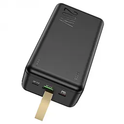 Зовнішній акумулятор Power bank HOCO J87B Tacker PD20W+QC3.0 30000mAh батарея заряджання Чорний - мініатюра 3