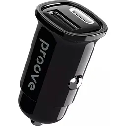 Автомобільний зарядний пристрій Proove Flash USB-C to USB-А 30W Black (CCFL30111201) [131660]
