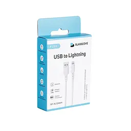 Кабель FLEX USB - Lightning 2.4A 1m (GF-AL124WH) Білий - мініатюра 3