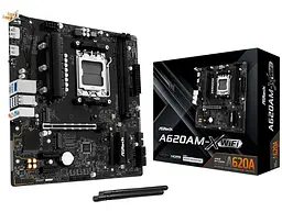 Материнська плата AsRock A620AM-X WIFI (A620AM-X WIFI) (Socket AM5, AMD A620A, Micro-ATX) - мініатюра 5