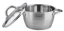 Каструля Ringel Bonn 6.1 л 24 см з кришкою нержавіюча сталь (RG-2003-24) - мініатюра 3
