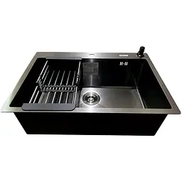 Кухонна мийка Romzha Arta U-650S Max BL - мініатюра 4