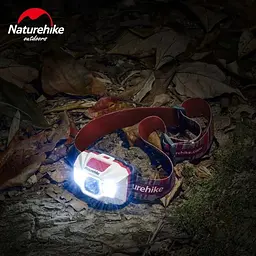 Ліхтар налобний Naturehike TD-02 NH00T002-D, біло-червоний - мініатюра 2