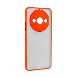 Чехол-накладка для Xiaomi Redmi A3/A3x Poco C61 4G, Frosted Matte, красный, противоударный чехол с защитой всего корпуса, термополиуретан TPU + поликарбонат PC, ArmorStandart (ARM74428)
