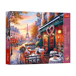 Пазл Trefl Premium Plus Love Story: Кохання в Парижі 500 елементів (5900511376210)