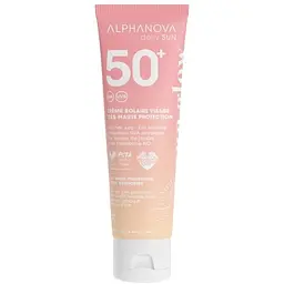Сонцезахисний крем для обличчя Alphanova Daily Sun SPF 50+ з посиленим захистом від UVA 50 мл