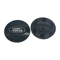 Ковпак колеса Land Rover чорний+хром 63мм пластик 1шт OEM BJ32-1130-AB (ковпачок диска)