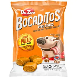 Ласощі для собак Dr. Zoo Bocaditos з куркою 50 г