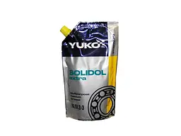 Солідол YUKO 375г жировий NLGI 2/3 (дiй-пак зi штуцером )