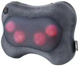 Масажна подушка NAIPO MGP-129M Back and Neck (Ultra-soft Plush Fabric) для спини та шиї з підігрівом і Шиатцу - мініатюра 2